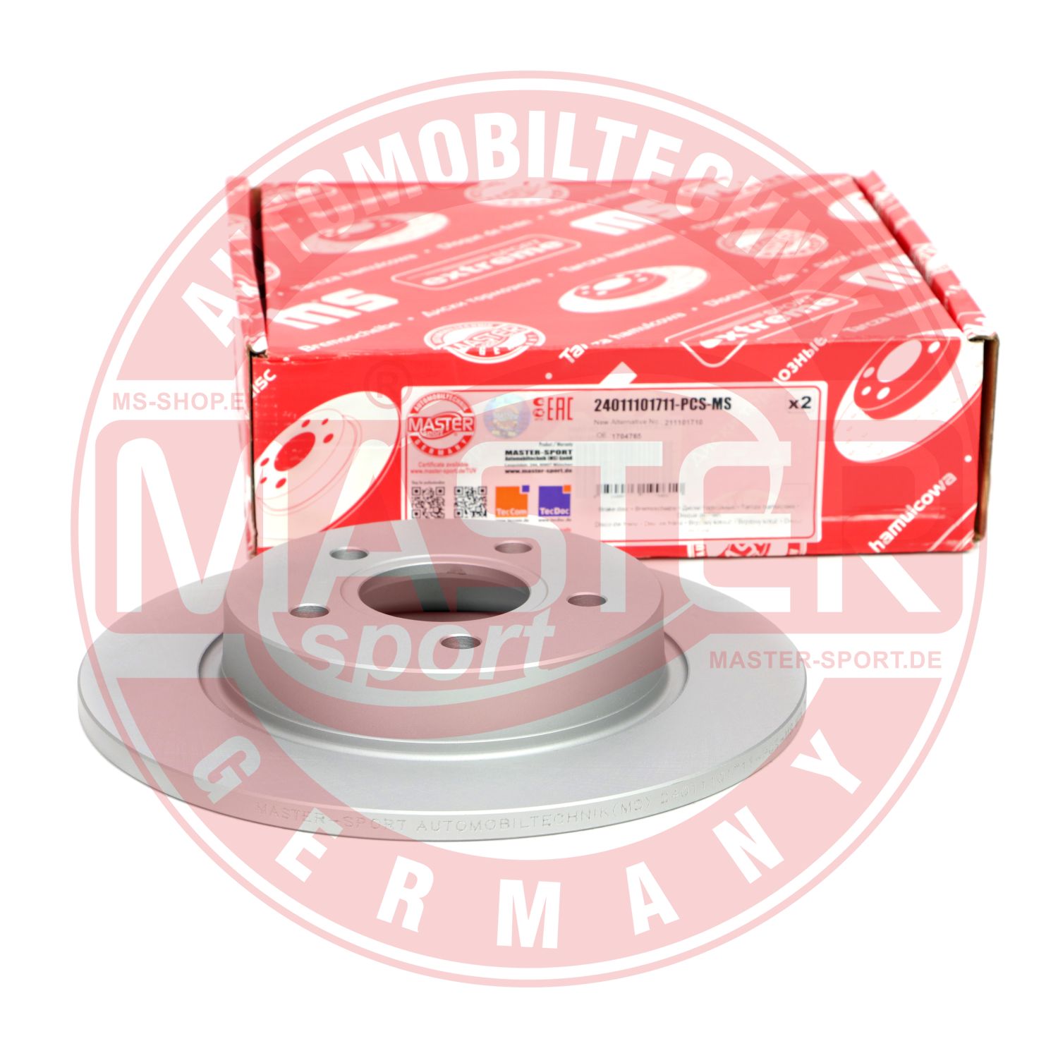 Disc frana MASTERSPORT GERMANY 24011101711-PCS-MS